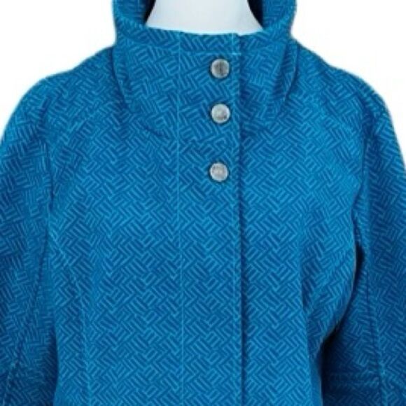 Title Nine Softshell Peacekeeper Long Jacket Coat Fleece Lined size L - Picture 2 of 11